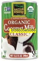 
Native Forest Organic Classic Coconut Milk, 13.5-Ounce Cans (Pack of 12)
